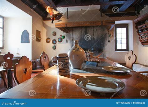 Ancient Kitchen Stock Photo Image Of Castle Interior 19860226