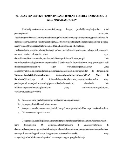 Scanner Pendeteksi Semua Barang Dan Harga Pdf