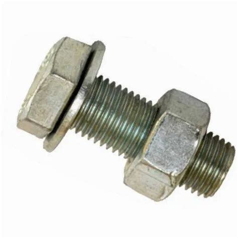 Mild Steel Full Thread High Tensile Hex Bolt Nut Washer 8 8 GI At Rs 95