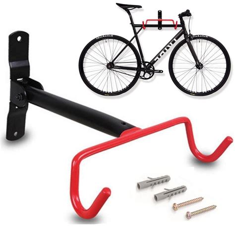 Soporte Para Colgar Bicicleta En Pared Forrado Y Retractil Motos Y