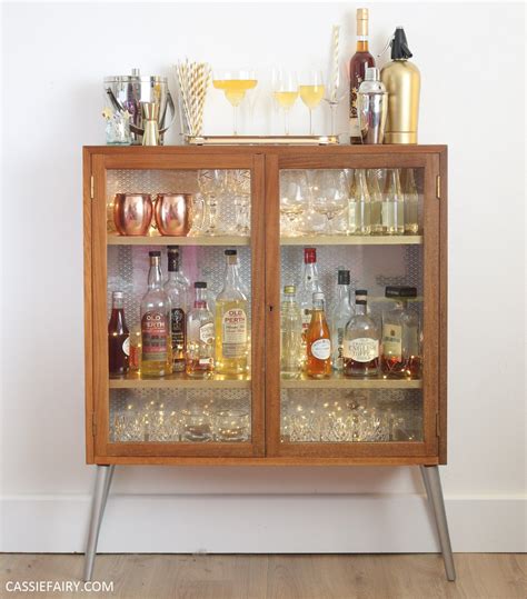 How To DIY A Retro Cocktail Cabinet For Your Festive Parties My