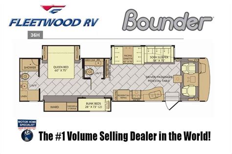 New Fleetwood Bounder H Bunk Model Bath Rv For Sale W Lx