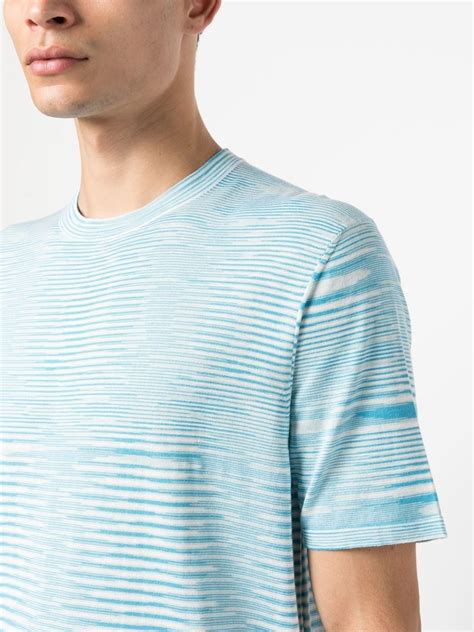 Missoni Stripe Print Short Sleeved T Shirt Farfetch