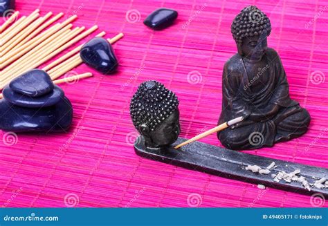 Buddha Incense Sticks Stock Image Image Of Head Ritual