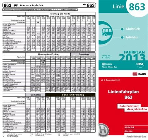 Linie Linie Verkehrsverbund Rhein Mosel