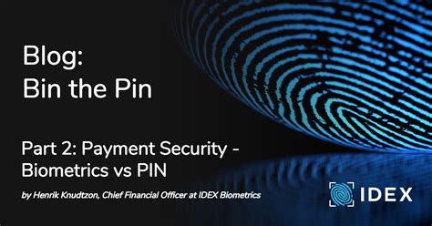 Payment Security Biometrics Vs Pin Idex Biometrics