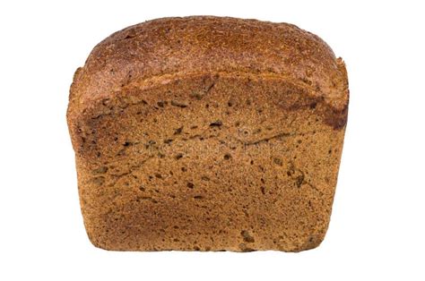 Small Loaf of Rye Bread Isolated on White Background Stock Image ...