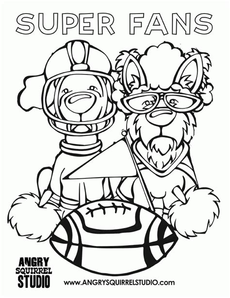 Denver Broncos Mascot Coloring Page Coloring Pages