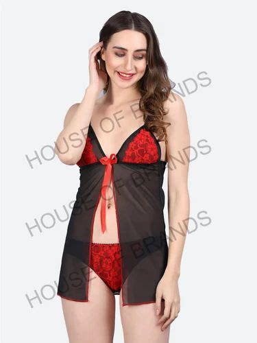 Net Plain Buy Babydoll Lingerie And Dress Online Red Size Free Size