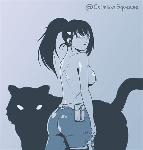 Rule 34 Ass Ass Focus Back Bakko Kaiju No 8 Black Hair Crimsonsqueeze Dat Ass Female