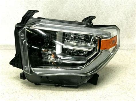 2018 2019 Toyota Tundra Driver Left Side Led Headlight Lamp Oem Ebay