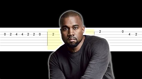 Kanye West I Wonder Easy Guitar Tabs Tutorial YouTube