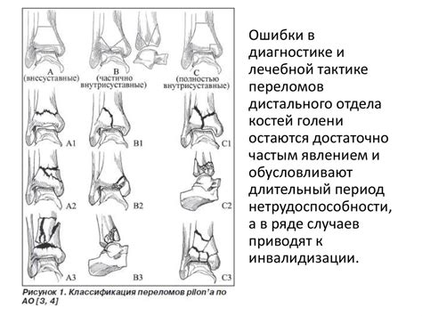 Травмы дистального отдела голени и голеностопного сустава - презентация ...