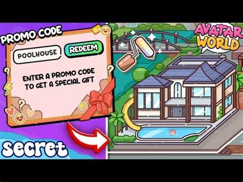 Aa Secrets Promo Code Free House With Pool Avatar World House