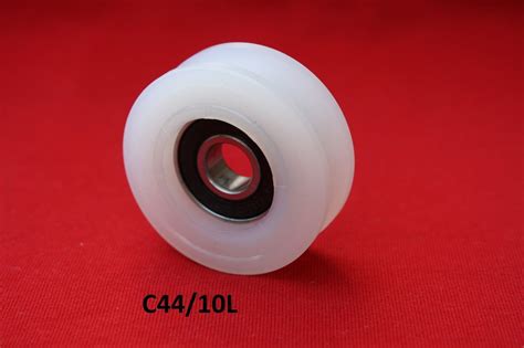 44MM Round U Groove Nylon Pulley With Ball Bearing Wheels Roller For