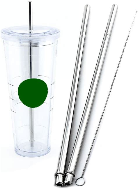 2 Venti Stainless Steel Cocostraw Replacement Straws 2qty