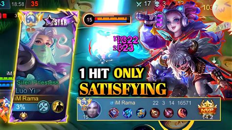 LUO YI 1 HIT KILL SATISFYING GAMEPLAY KALIAN WAJIB NONTON MOBILE