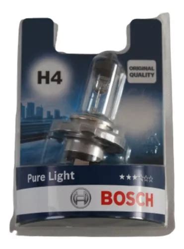 Ampolleta Bosch H4 12v Pure Light 60 55w P43t Cuotas sin interés