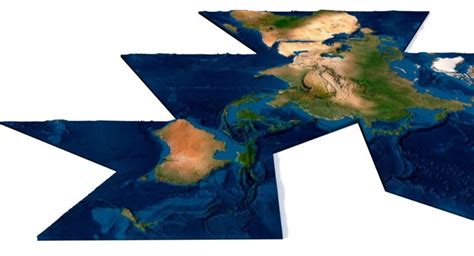 Dymaxion World Map Custom 3D Models And 3D Maps