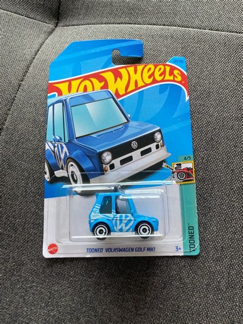 Hot Wheels Tooned Volkswagen Golf MK Regular Treasure Hunt Hobbies Toys Toys Games On