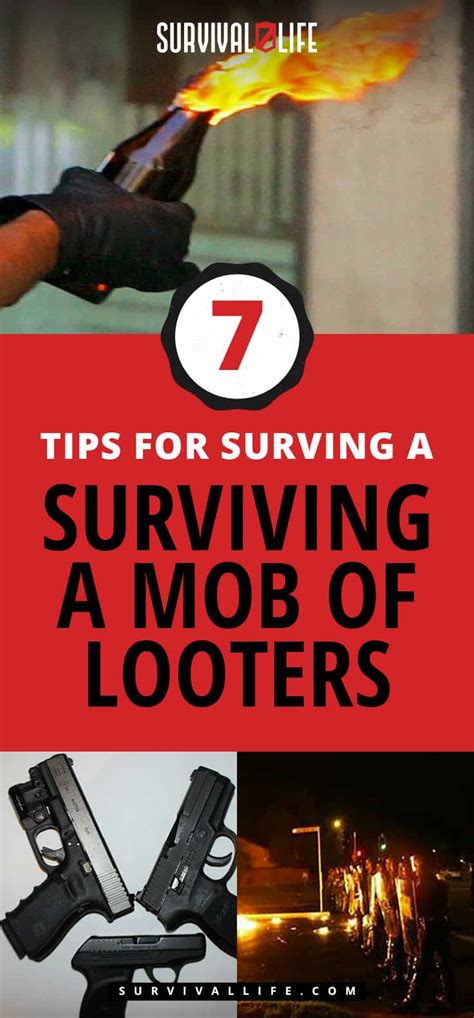 7 Tips For Surviving A Mob Of Looters | Survival Life