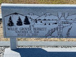 Willie Glover Burkett 1946 2020 Homenaje De Find A Grave