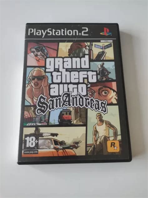 GRAND THEFT AUTO San Andreas GTA Playstation 2 PS2 PAL FR