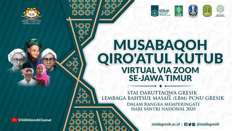 Live Streaming Lomba Musabaqoh Qiro Atul Kutub Mqk Staida Gresik Se