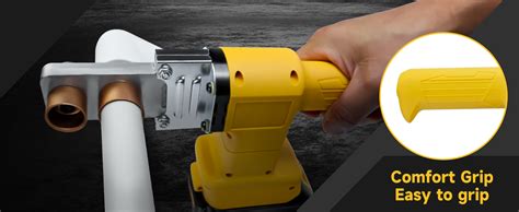 Cordless Plastic Water Pipe Welder Digital Display Hot Melt Tools Compatible For Dewalt V