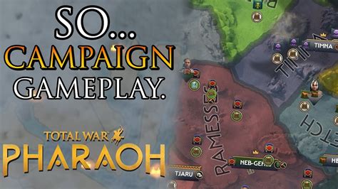 First Look At Total War Pharaoh Campaign Gameplay A Theory On WHY It