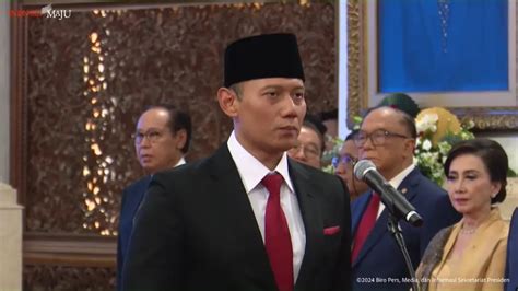 Ini Profil Menteri Atr Bpn Agus Harimurti Yudhoyono Yang Dilantik