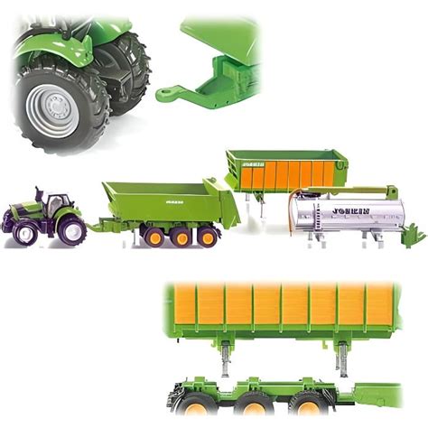 Bebeboutik Ensemble De Tracteur Avec Remorque Deutz Fahr Joskin