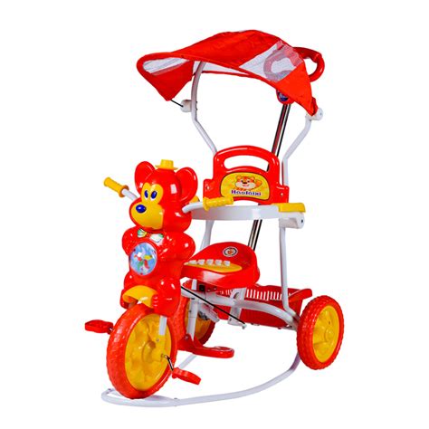 Bajaj Baby Tricycle For Kids With Front And Back Basket 49 Off