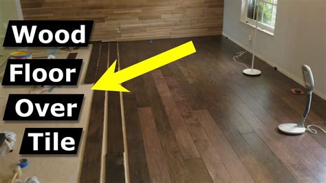 How To Install Wood Flooring Over Tile Flooring Tips