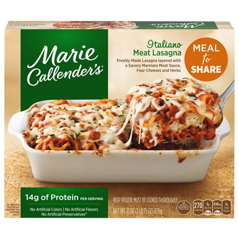 Save On Marie Callender S Meal To Share Italiano Lasagna With Ricotta Cheese Order Online