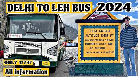 Delhi To Leh By Hrtc Bus Journey Delhi To Leh Bus Journey