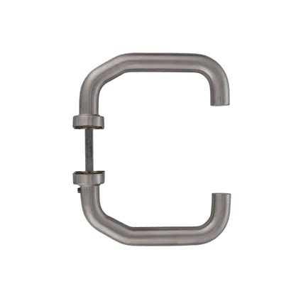 Intersteel B Quille De Porte Sur Rosace Ovale Avec Ressort Acier Inoxydable