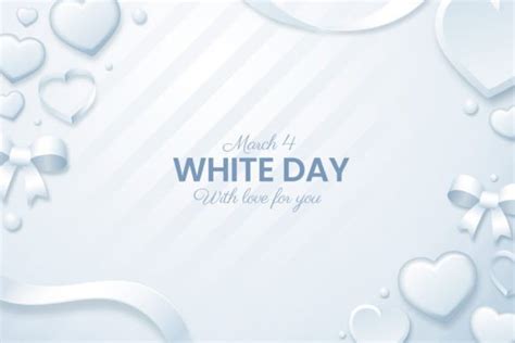 Realistic White Day Celebration Graphic by Design_Tree · Creative Fabrica