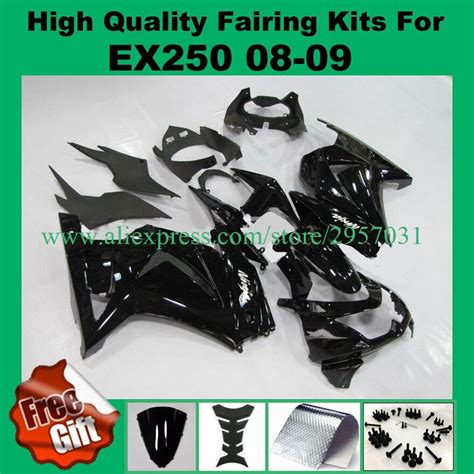 Moule d injection pour Kawasaki Ninja 250R kit de carénage tout noir