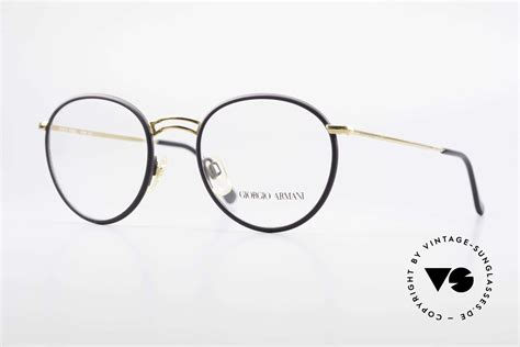 Brillen Giorgio Armani 152 Runde Vintage Brille Herren