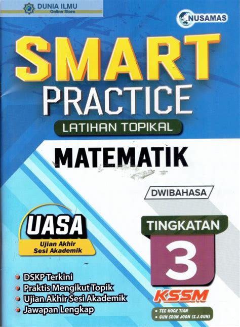 Buku Latihan Smart Practice Latihan Topikal Matematik Dwibahasa Uasa