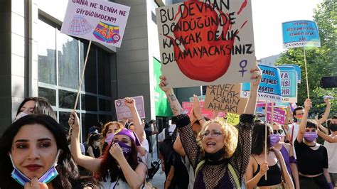 In Pics Istanbul Convention Withdrawal Sparks More Protests In Turkey