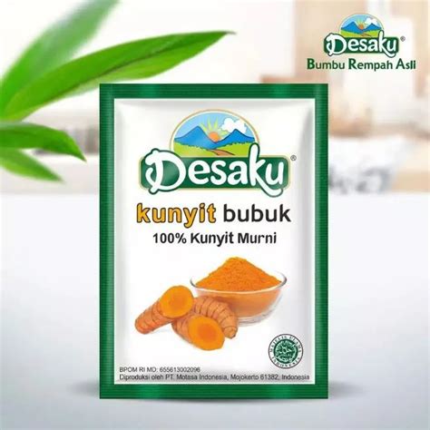 Desaku Kunyit Bubuk Bumbu Masak Instan 1 Renteng Isi 12 Sachet Lazada