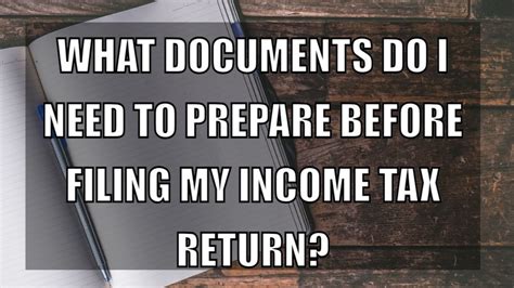 What Documents Do I Need To Prepare Before Filing My Income Tax Return Credence Corporate