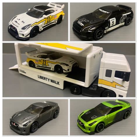 HOT WHEELS NISSAN GTR GT R R GRAN TURISMO GT RR TRANSPORT Shopee Malaysia