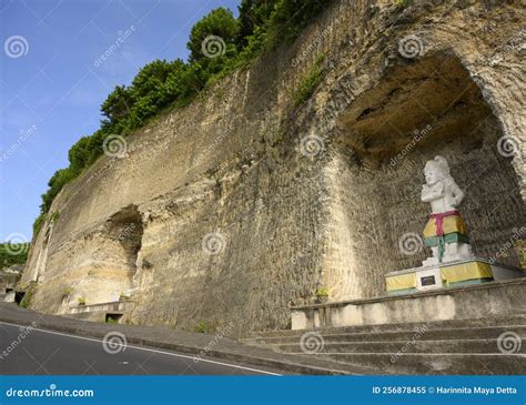 Arjuna Statue, Statue Stands on Pantai Pandawa S Hills. Stock Image ...