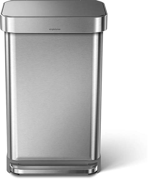 Simplehuman Liter Gallon Stainless Steel Rectangular Kitchen