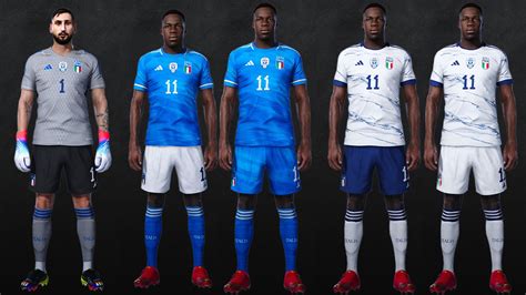 Pes New Italy Adidas Kits Pespatchs