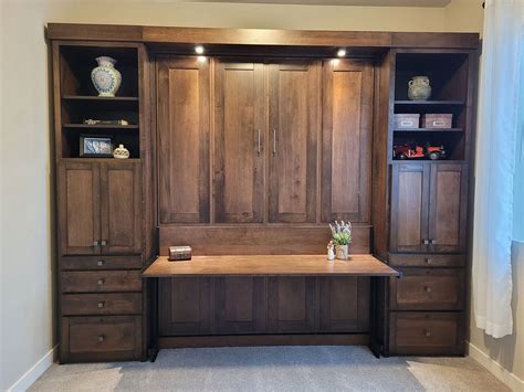 The Remington Murphy Bed With Real Wood Wilding Wallbeds Murphy Bed