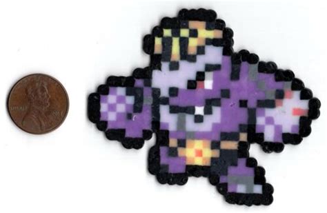 Machoke Pokemon Mini Bead Sprite Perler Artkal Pixel Art Icon Retro Let